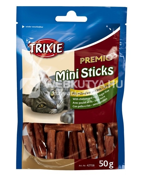 TRIXIE Premio Mini Sticks mit Hühnchen & Reis 50 g (TRX42708)