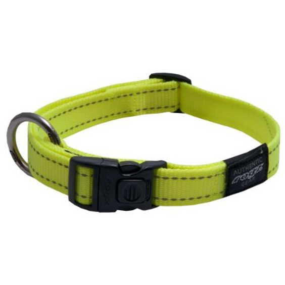 ROGZ Utility Halsband - Gelb XXL (HB19-H) 40 mm breit / 50-80 cm verstellbar