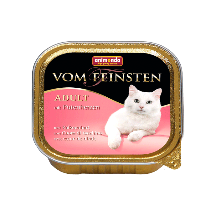 Animonda Cat Vom Feinsten Adult, krůtí srdce 24 x 100 g