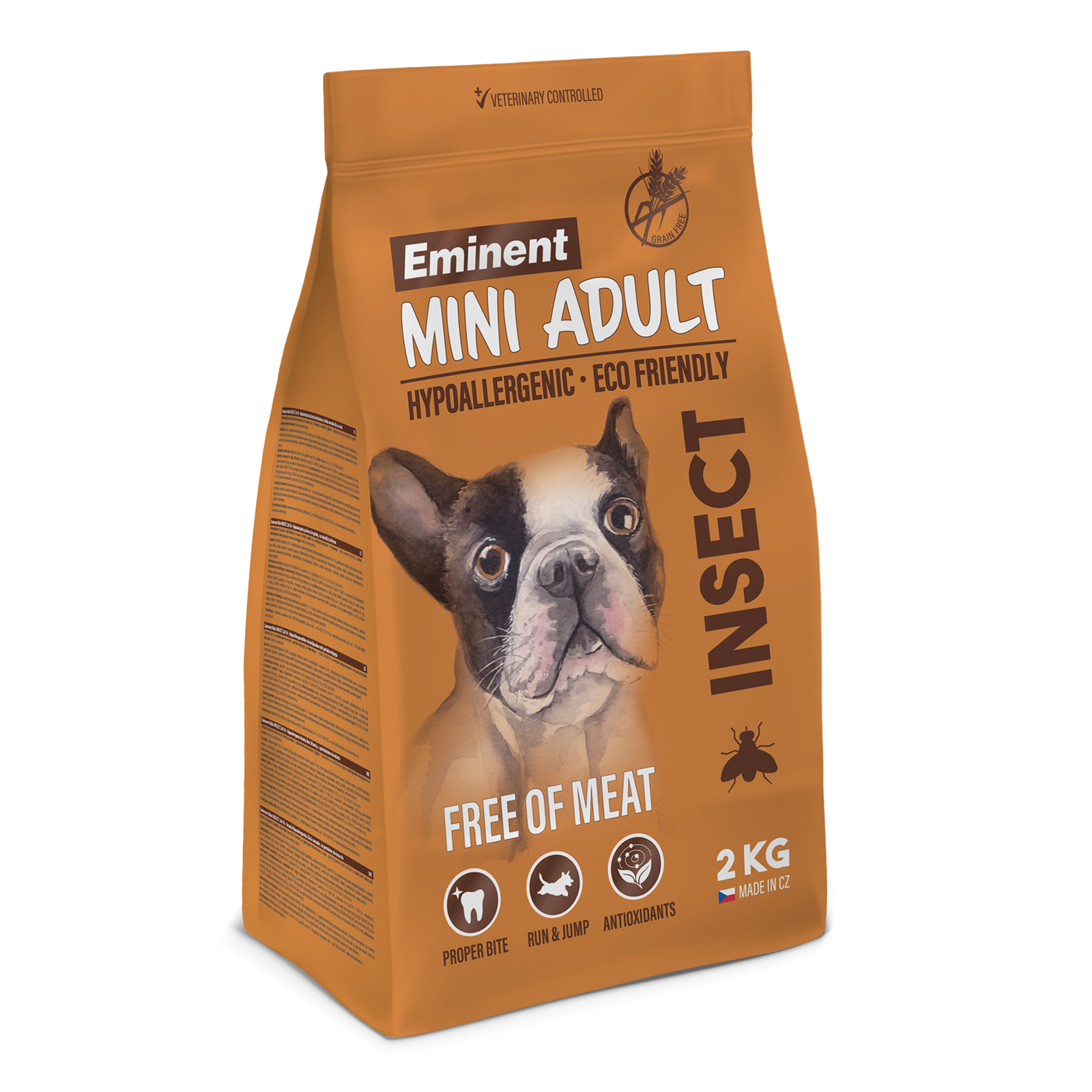 Eminent Mini Adult Grain-Free - hmyzí 2 kg
