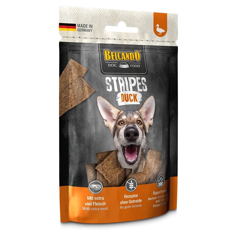 Belcando Stripes Duck Hundesnacks mit Entenfleisch 70 g