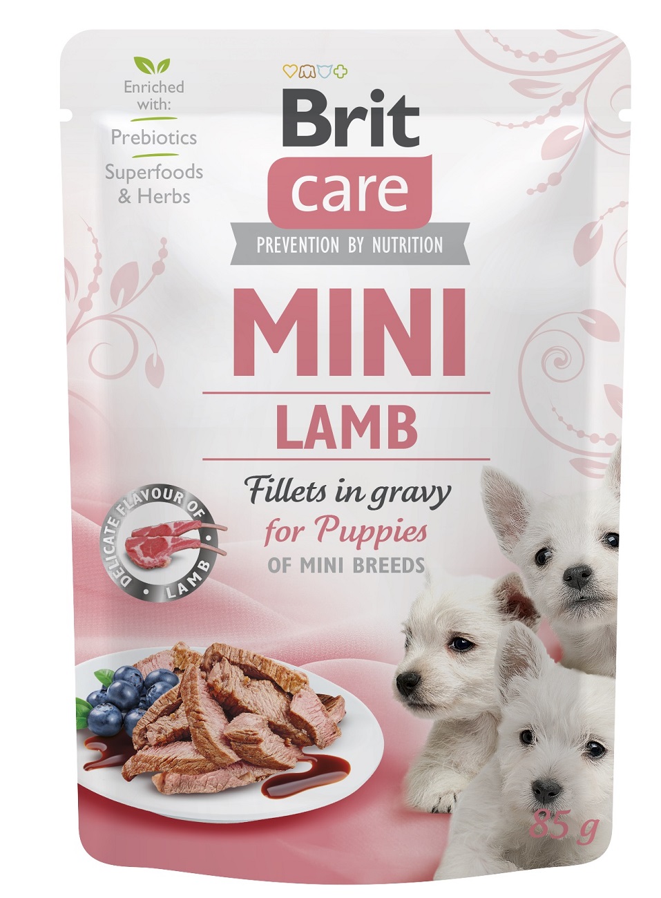 Brit Care Mini Fillets in Gravy for Puppies - Lamb 85 g