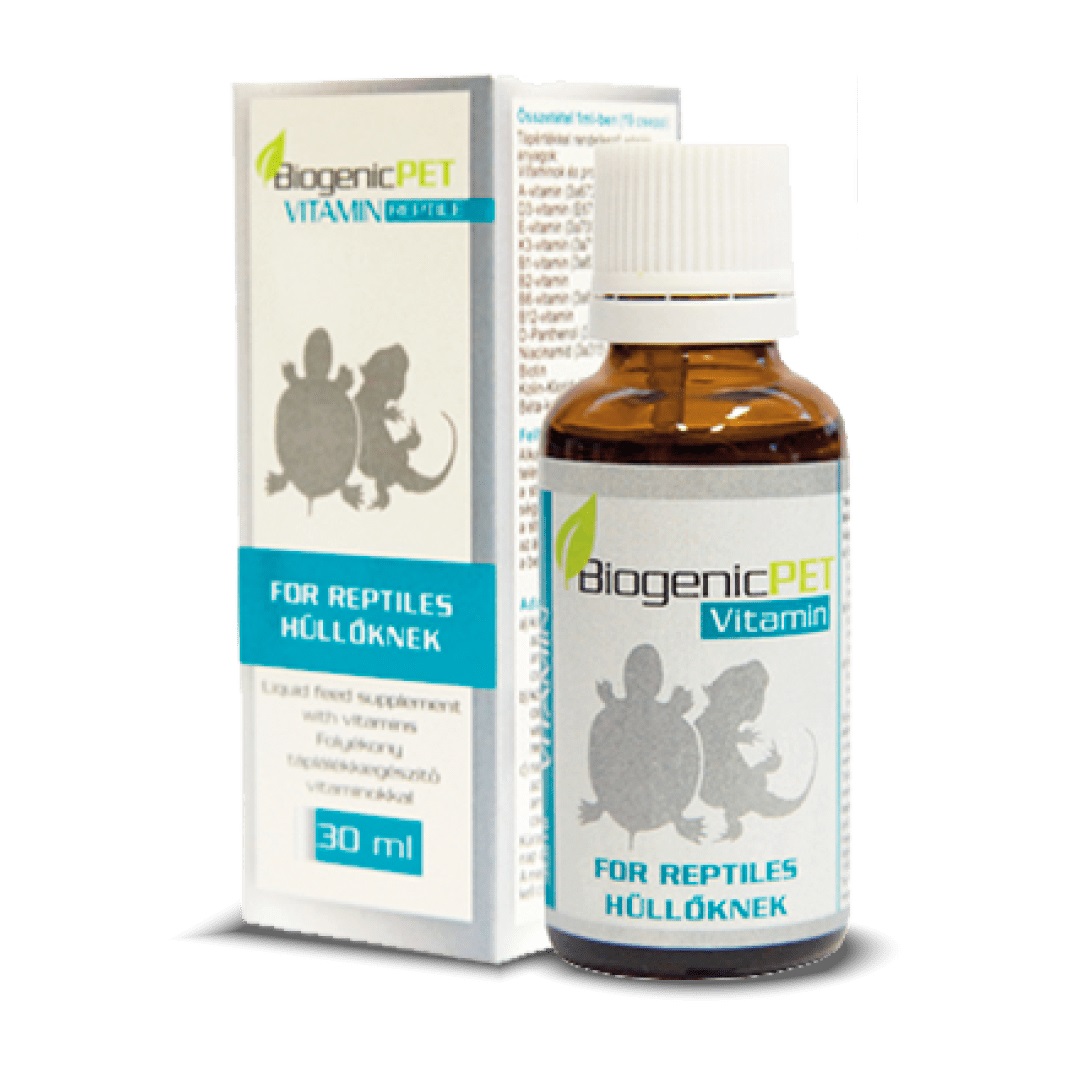 BiogenicPET Vitamin Reptiles - Nahrungsergänzungsmittel Vitamin für Reptilien 30 ml