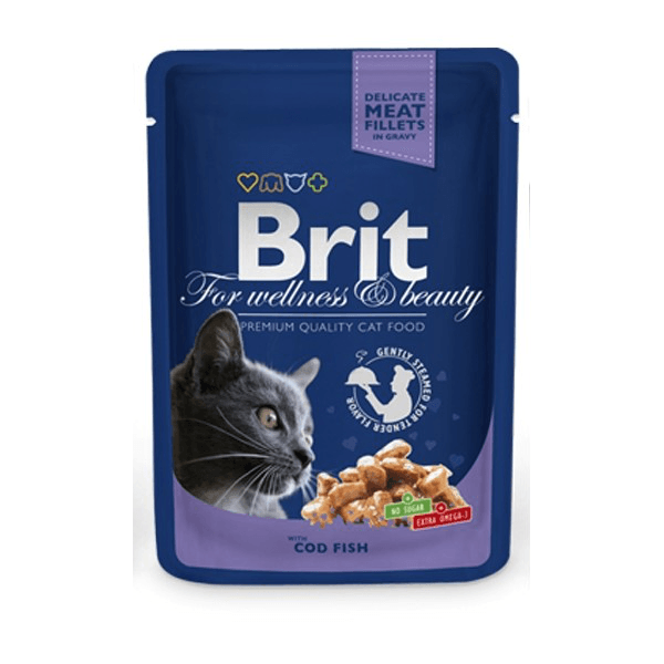 Brit Premium Cat Cod Fish kapsičky 100 g