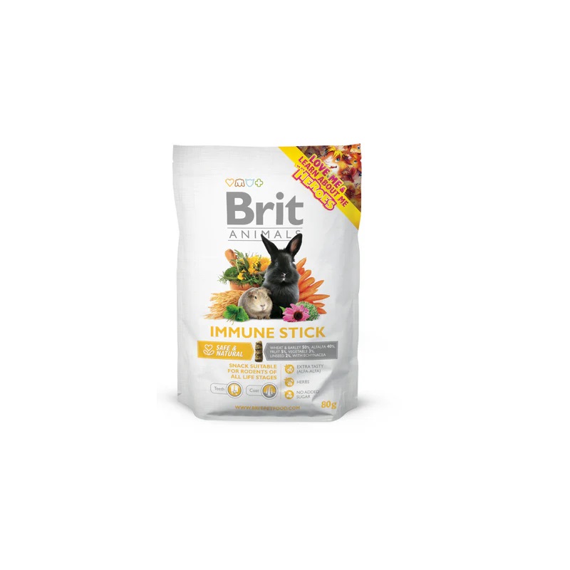 Brit Immune Stick pre hlodavce a králiky 80 g