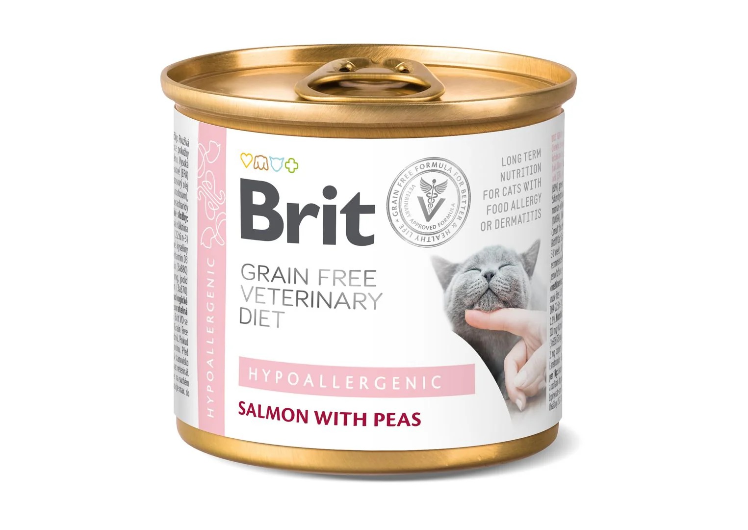 Brit Veterinary Diet Hypoallergenic konzerva pro kočky 200 g
