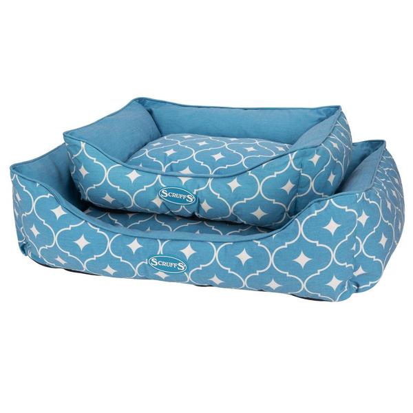 Scruffs Casablanca Box Bed - modra XL - 90 x 70 cm