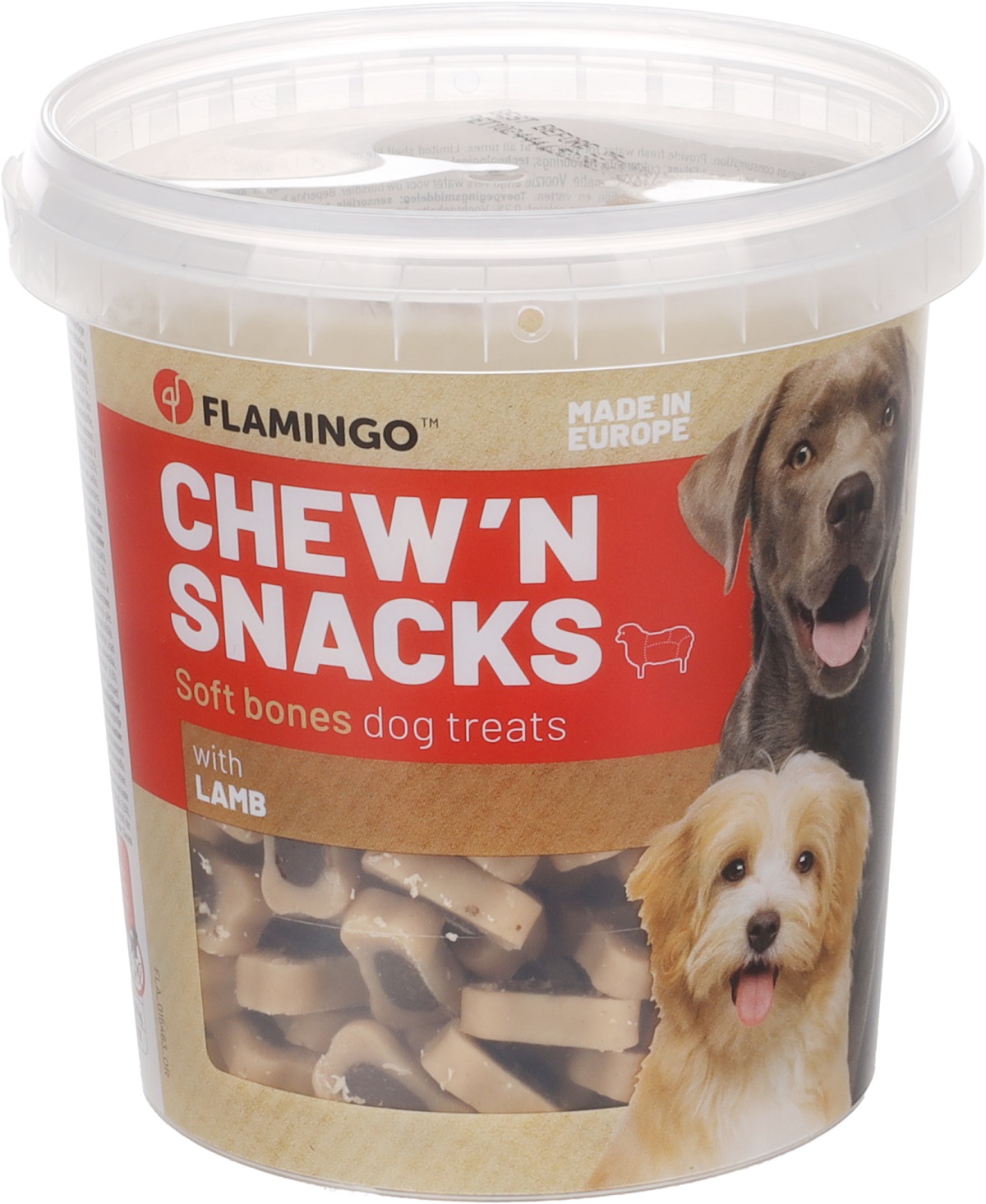 Flamingo Chew'N Snacks - bárányos csontok 1,8 kg