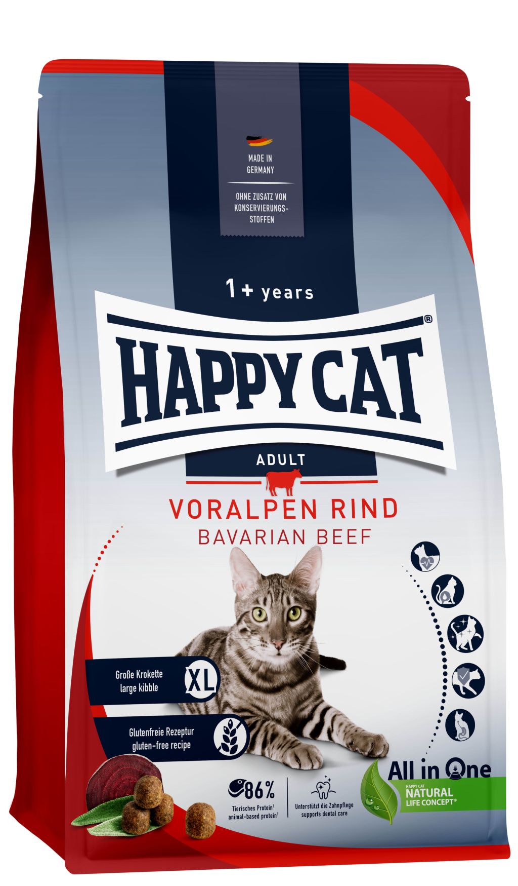 Happy Cat Culinary Fit & Well Adult - Hovězí 1,3 kg