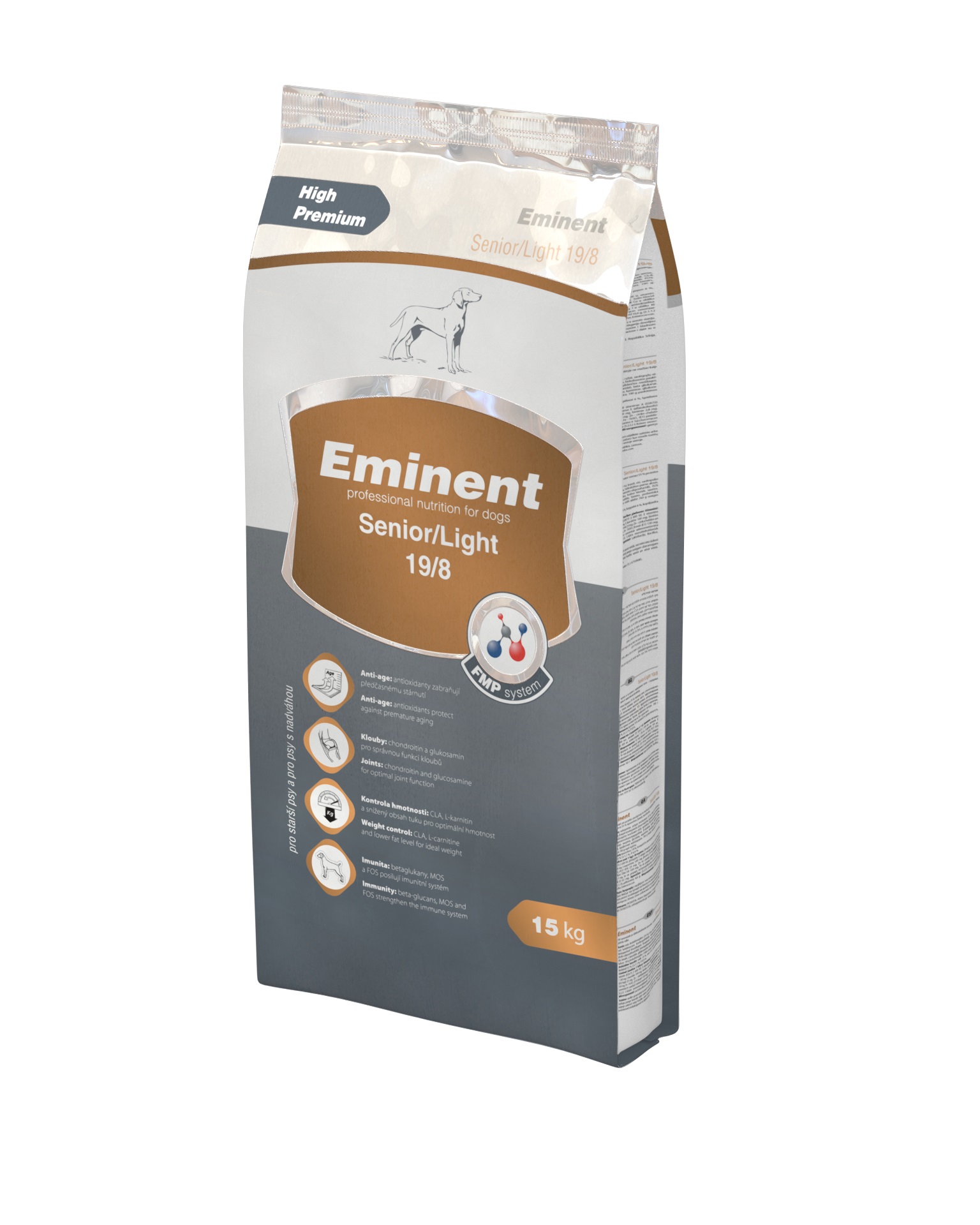 Eminent Senior/Light 19/8 granule pro psy 15 kg