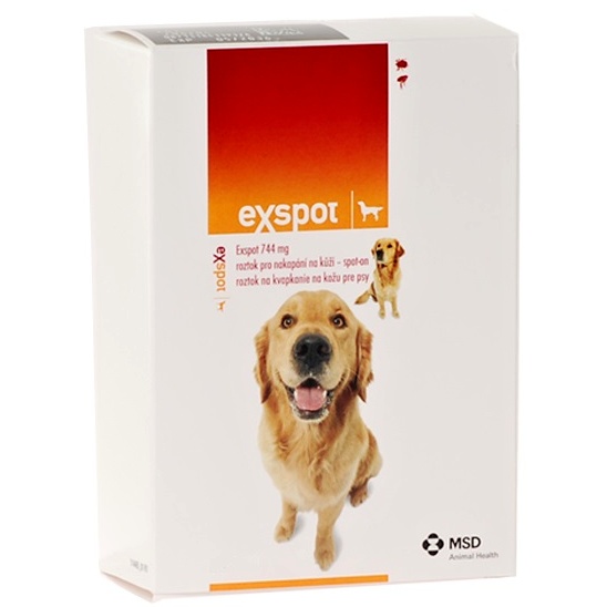Exspot Soluție spot-on pentru câini 6 x 1 ml