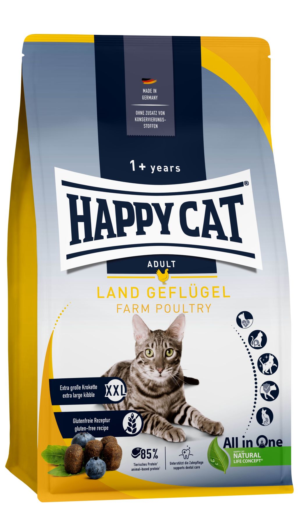 Happy Cat Culinary Land Geflügel - Drůbeží 4 kg