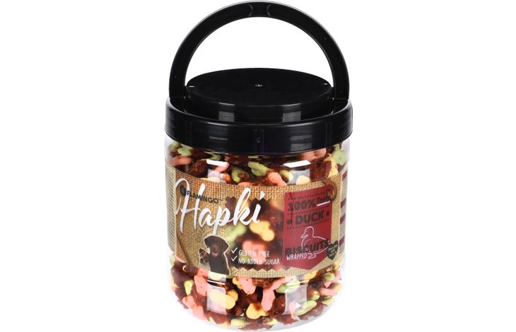 Flamingo Snacks Hapki Keks mit Ente 550 g