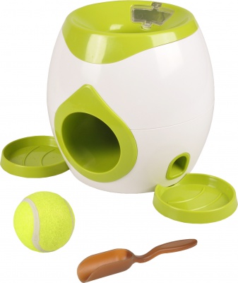 Flamingo Hundespielzeug – Wilson Tennisball und Belohnungssnackspender 18 cm