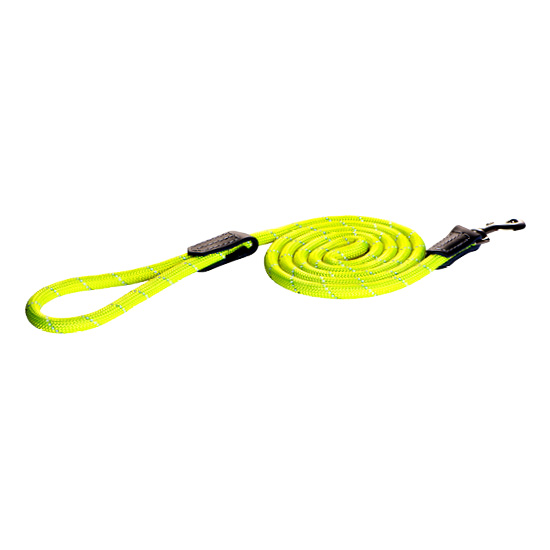 ROGZ Rope Classic Seil-Leine - Gelb L (HLLR12-H) Länge: 180 cm, Seilstärke: 12 mm