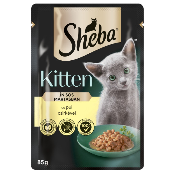 Sheba Junior vlhké krmivo pro kočky - kuřecí 85 g