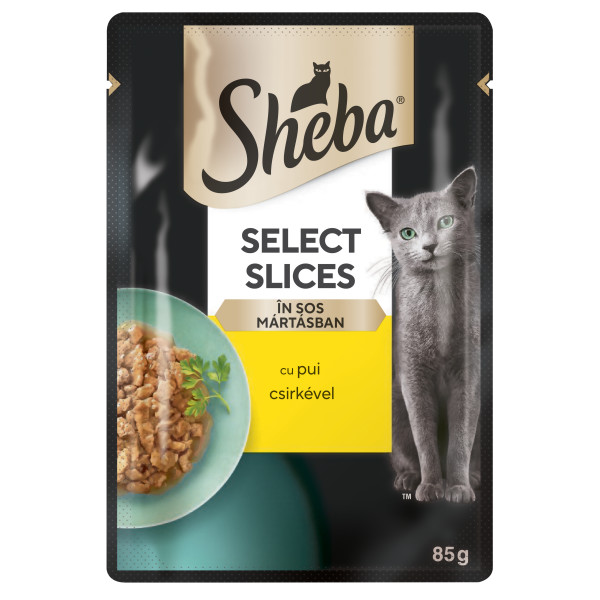 Sheba Select Slices vlhké krmivo pro kočky - kuřecí 85 g