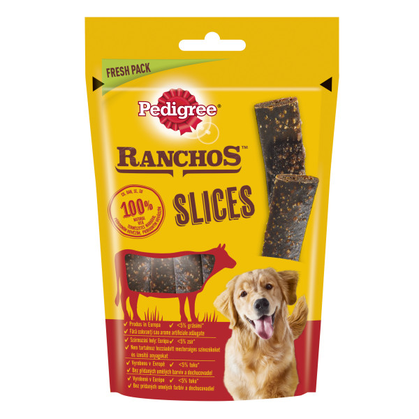 Pedigree Ranchos Slices Plasterki z wołowiną 60 g