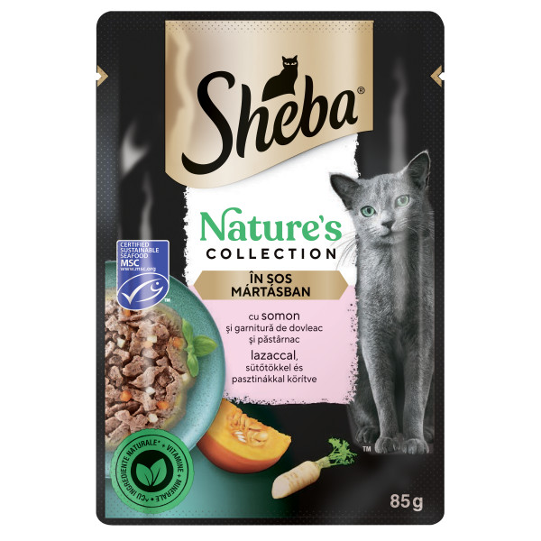 Sheba Nature's Collection vlhké krmivo pro kočky - losos 85 g