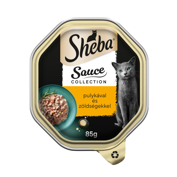 Sheba Sauce Collection vlhké krmivo pro kočky - krůtí 85 g