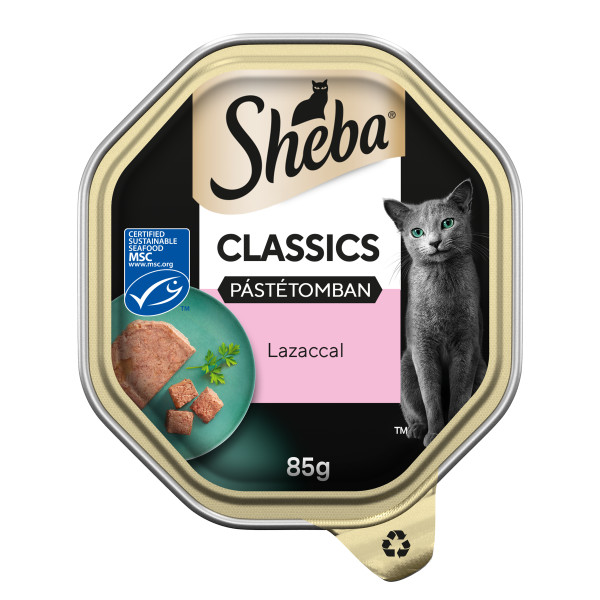 Sheba Classics vlhké krmivo pro kočky - losos 85 g