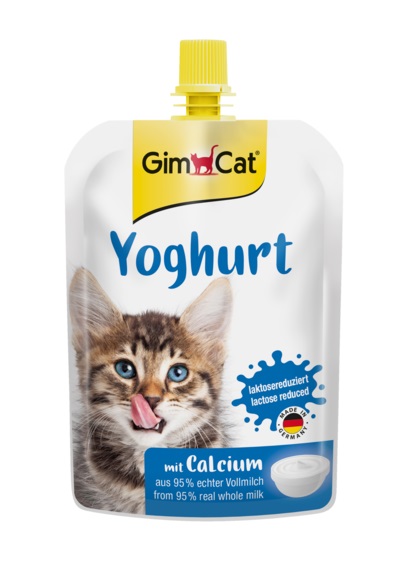 GimCat Snack Yoghurt z wapniem 150 g Data ważności: 08.04.2025.