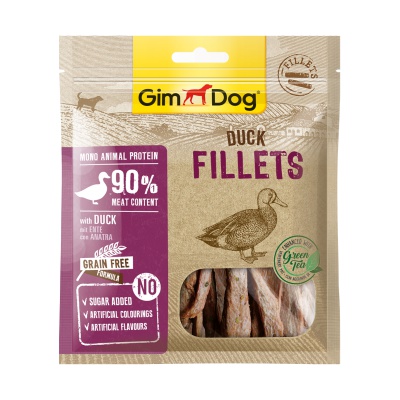 GimDog Duck Fillets snack 60 g Lejárati idő: 2025.05.20