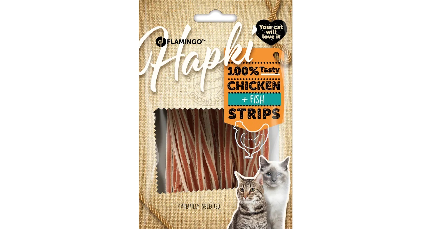 Flamingo Hapki Sushi Strips - csirkés és halas csíkok 50 g