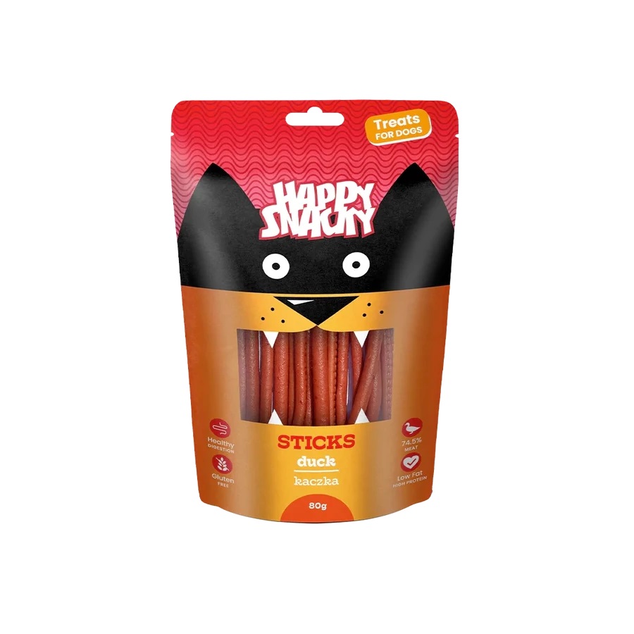 Happy Snacky Sticks Hundesnacks - Ente 80 g