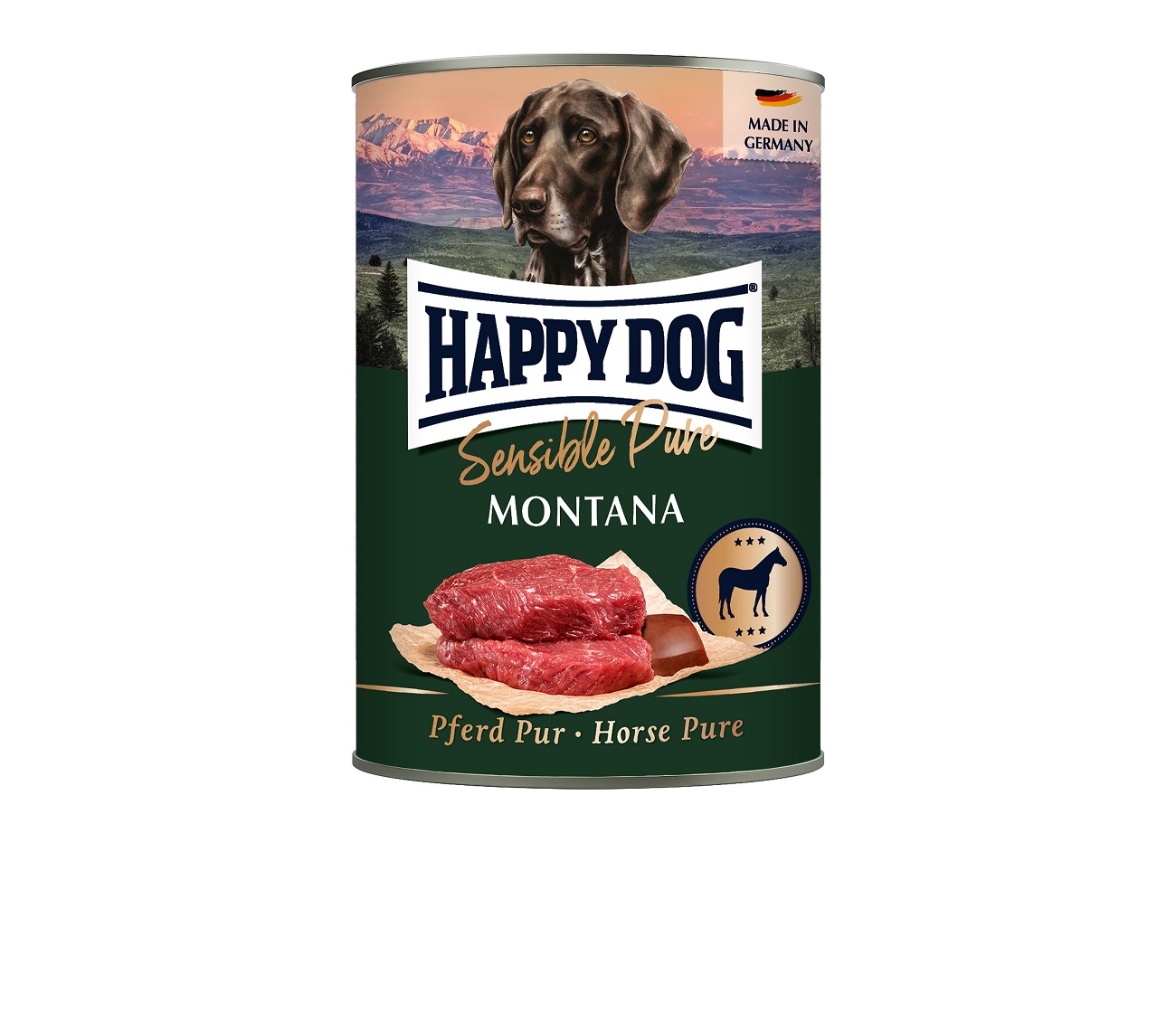 Happy Dog Sensible Pure Montana - konzerva, koňské maso 24 x 800 g