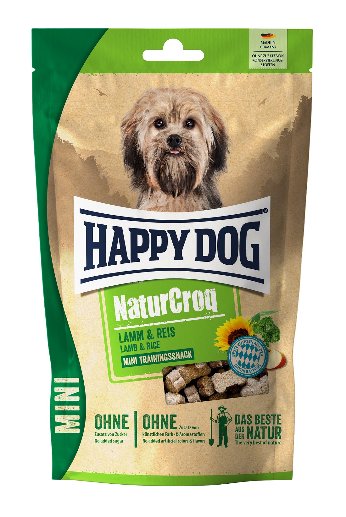 Happy Dog NaturCroq Mini Lamm & Reis Trainingssnack 100 g