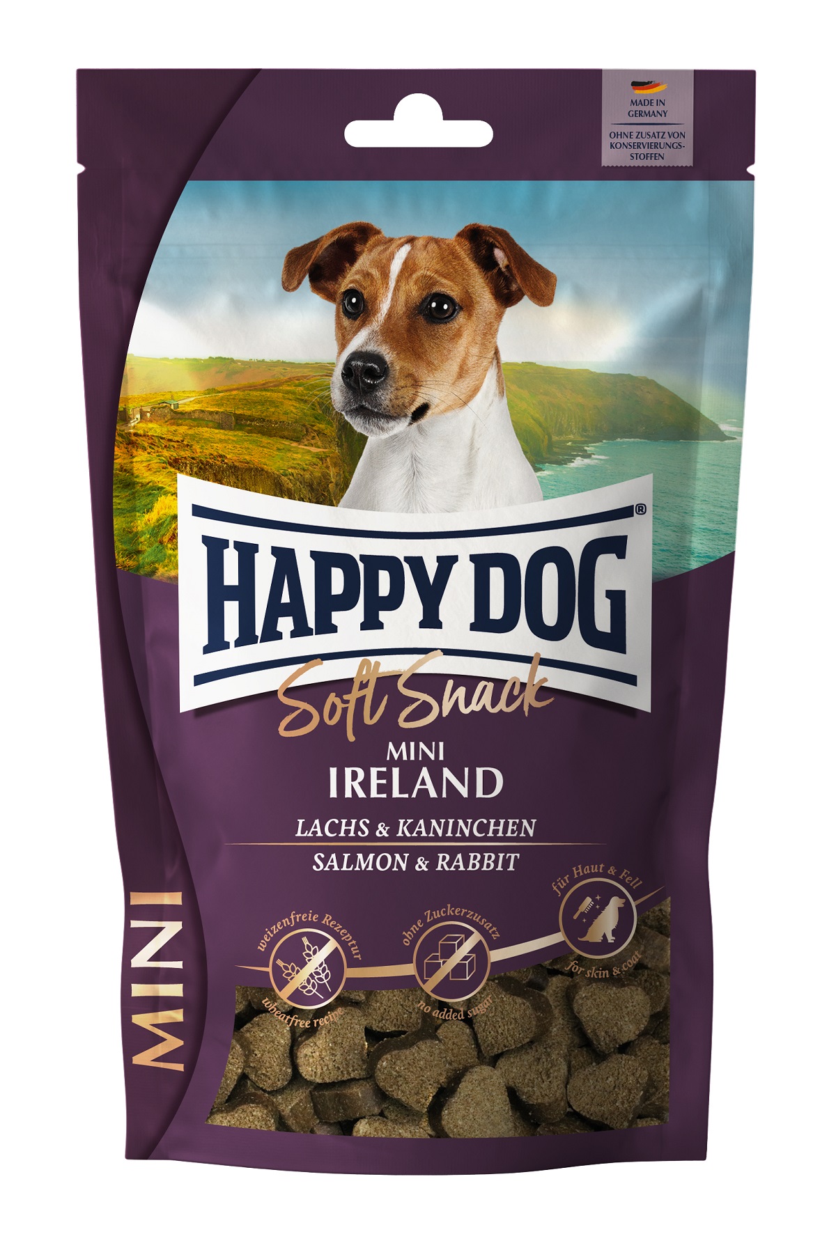 Happy Dog Soft Snack Mini Ireland Lachs & Kaninchen 100 g