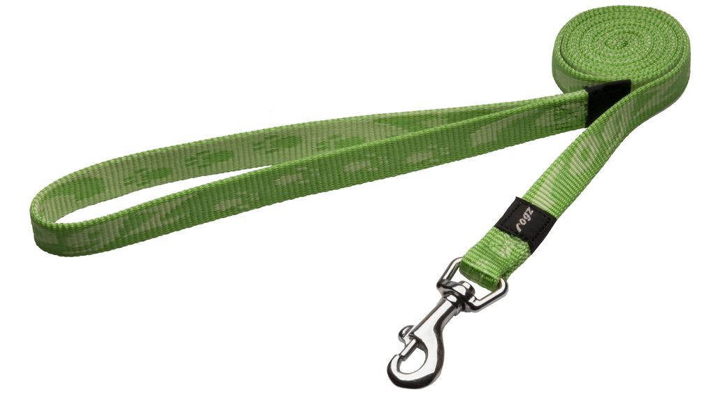 ROGZ Alpinist Classic Hundeleine - Lime L (HL25-G) 20 mm breit / 1,4 m lang