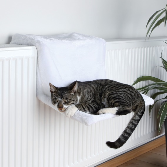 Trixie odpočívadlo na radiátor pro kočky, bílé 1 ks (TRX4321)