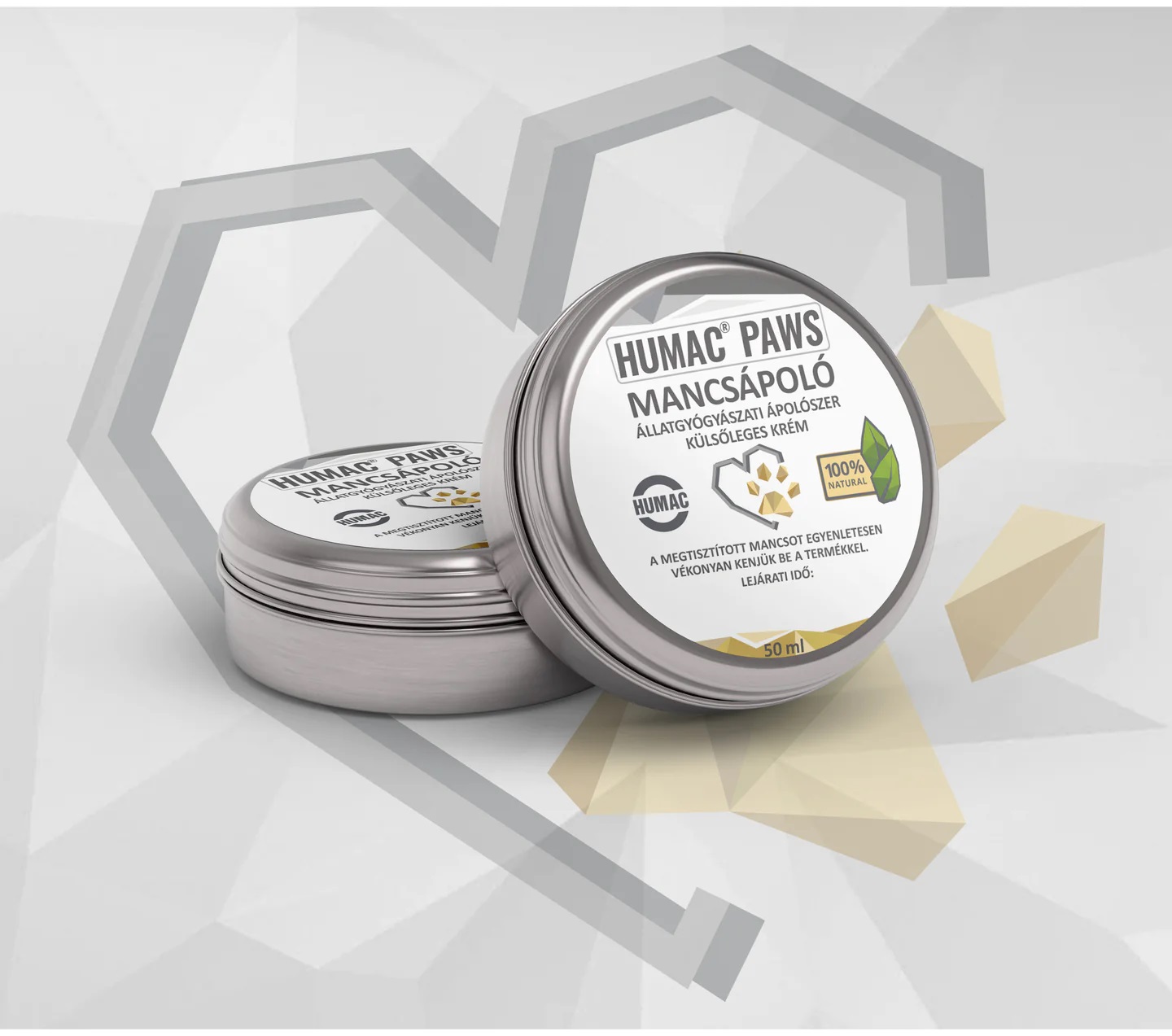 Humac Paws cremă lăbuțe 50 ml