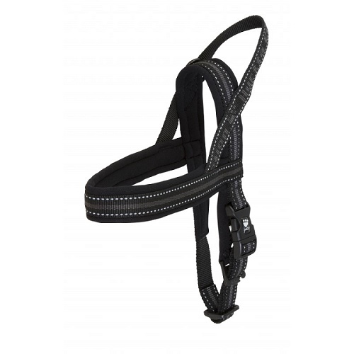 Hurtta Padded Harness Casual Y-Geschirr - schwarz 120 cm