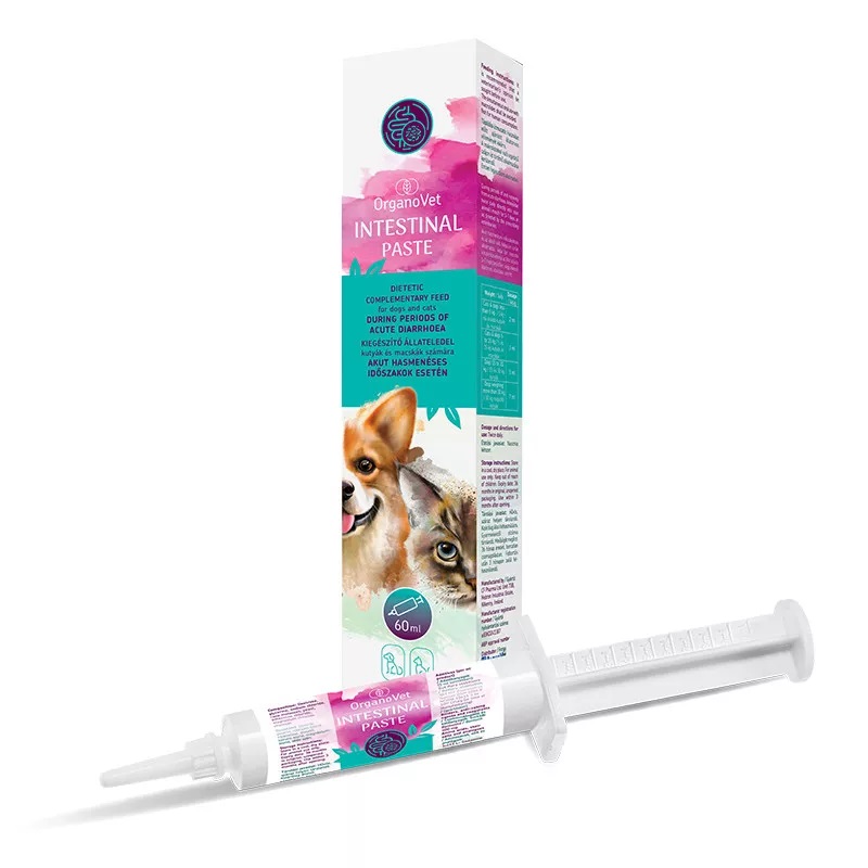 OrganoVet Intestinal Paste - pentru susținerea sistemului intestinal 60 ml