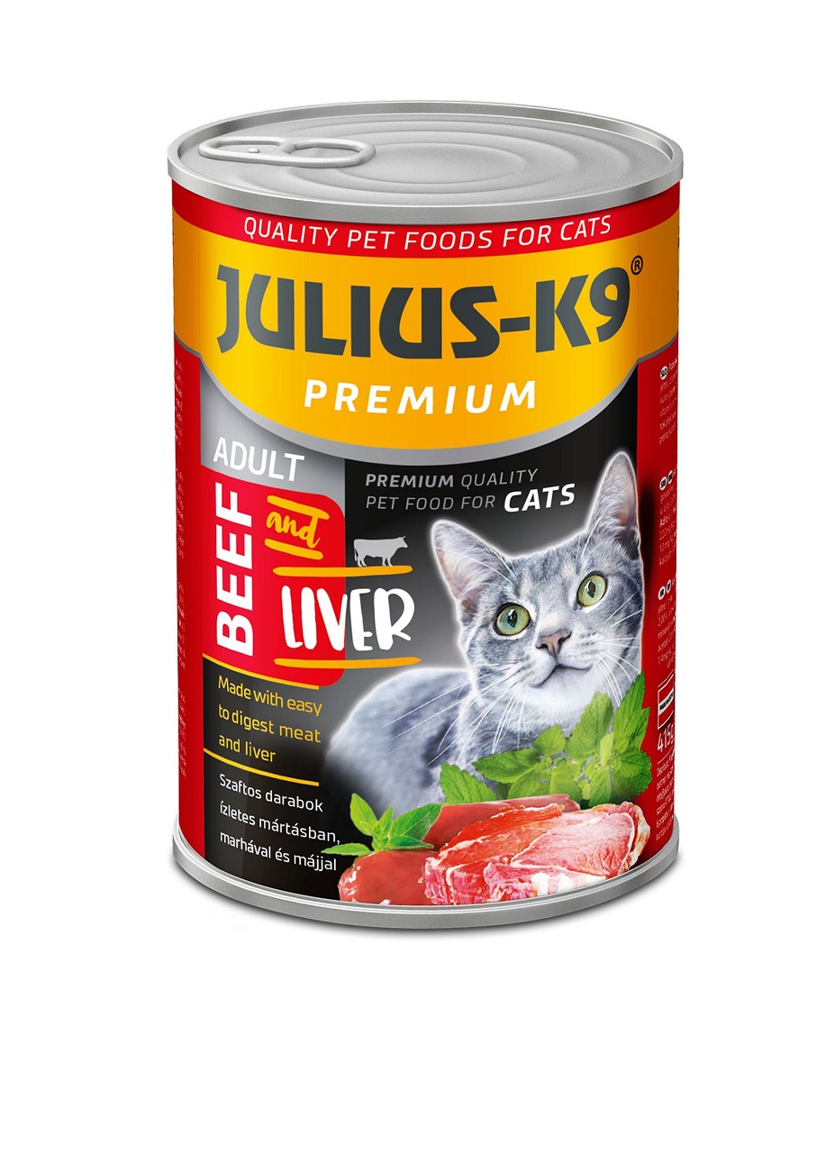 Julius-K9 Adult - Beef & Liver konzerva za mačke 415 g