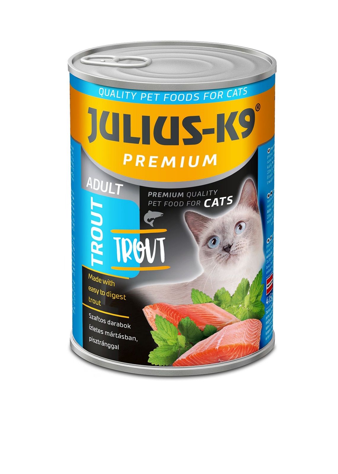 Julius-K9 Adult - Trout konzerva za mačke 415 g