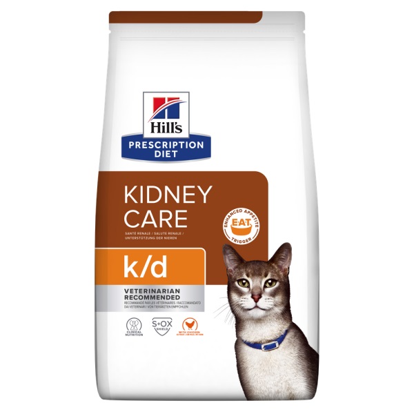 Hill's Prescription Diet k/d Kidney Care suché krmivo pro kočky 0,4 kg