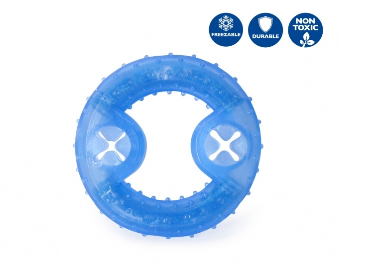 CAMON Arctic Freeze kühlende Hundespielzeuge Ring - AD0044/D (10,5 cm)