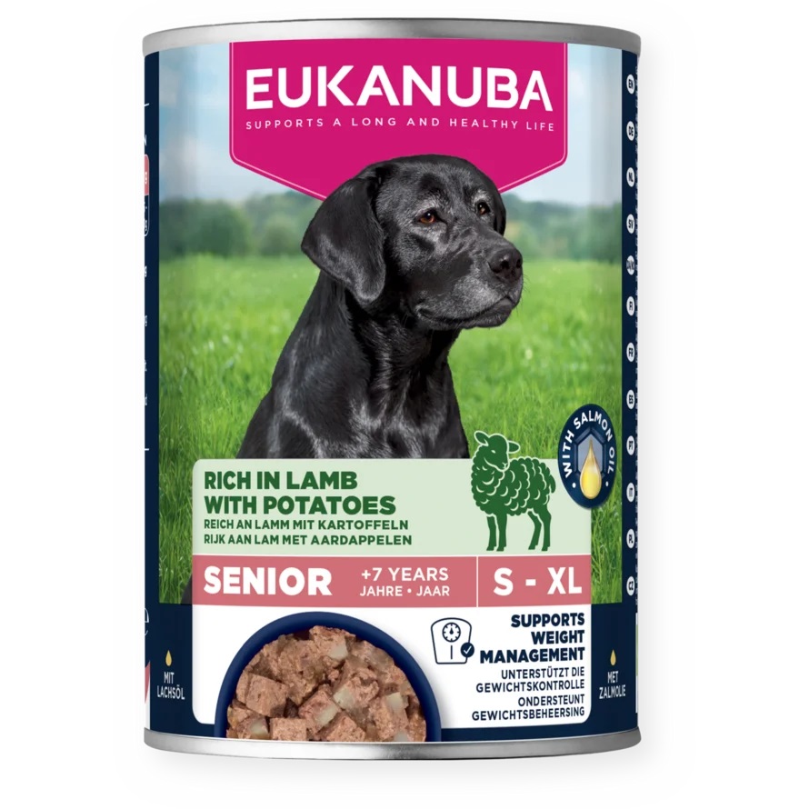 Eukanuba Life Care Senior konzerva - jehněčí, brambory 400 g