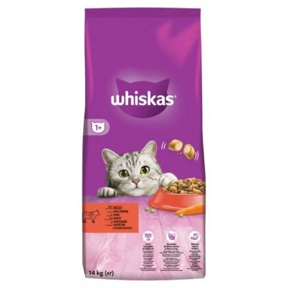 Whiskas granule s hovězím 0,3 kg