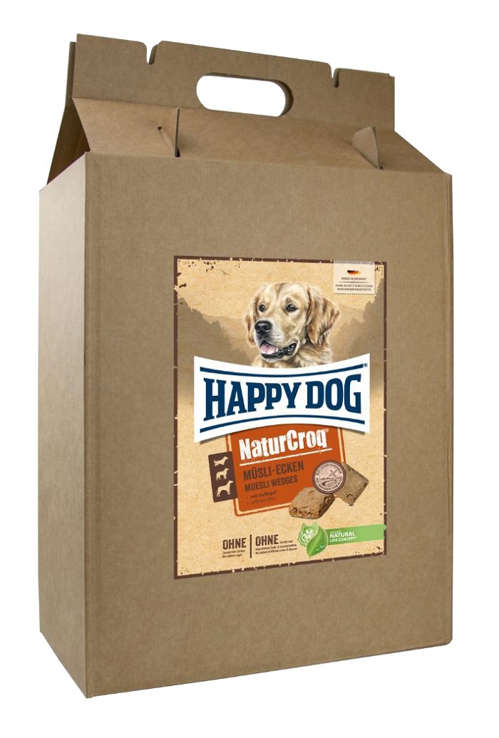 Happy Dog NaturCroq Müsli-Ecken - kuracie müsli tyčinky pre psov 5 kg