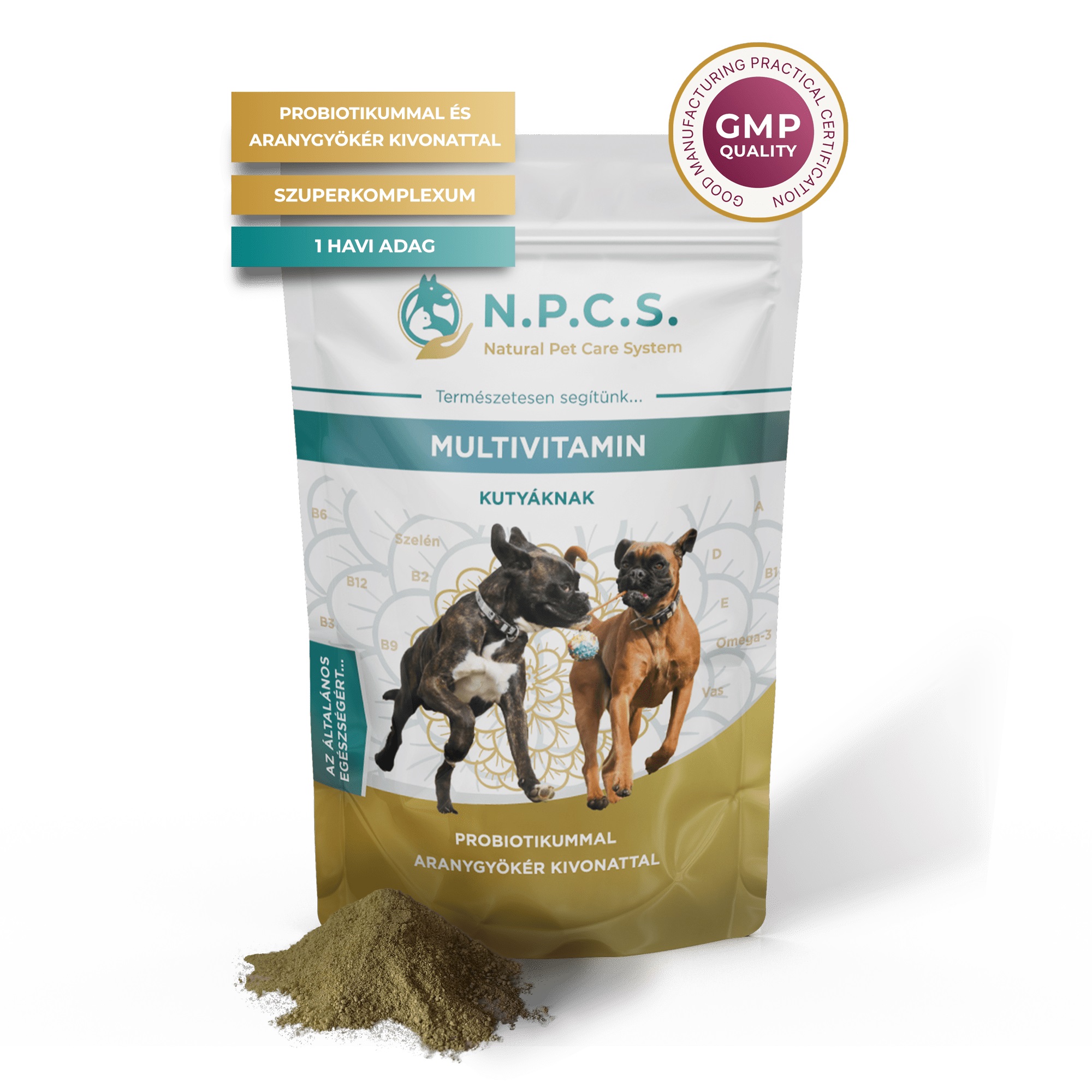 Natural Pet Care System MULTIVITAMIN für Hunde - Superkomplex mit Probiotika 45 g