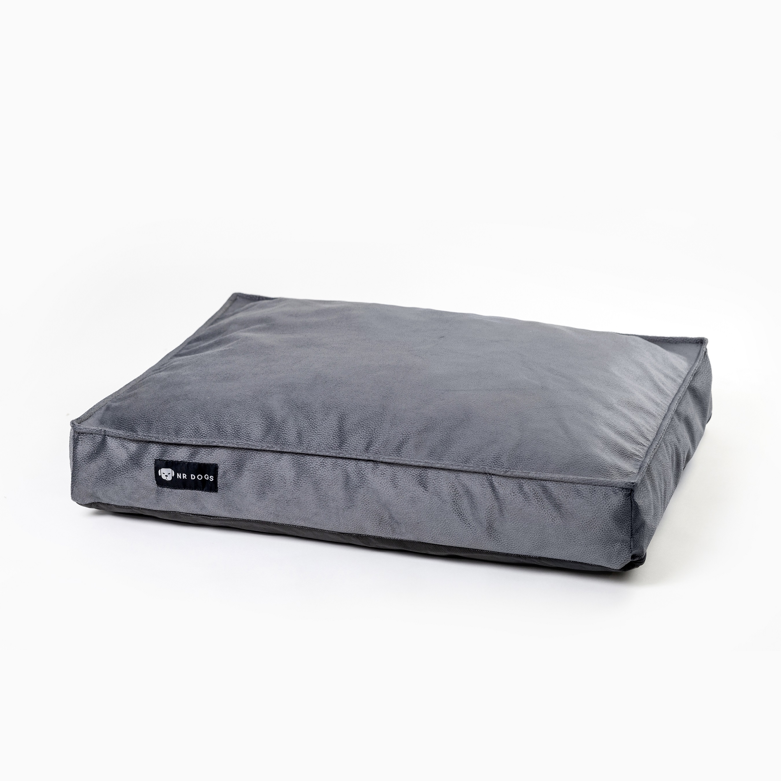 NR DOGS Soft Magic Comfort Hundebett - Grau M (80 x 60 cm) für kleine Hunde bis 10 kg