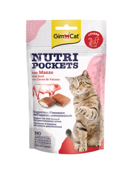 GimCat Nutri Pockets Vită 60 g