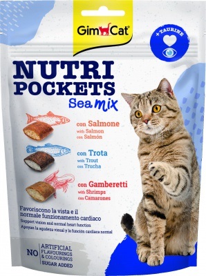 GimCat Nutri Pockets Sea-Mix 150 g