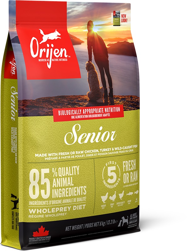 Orijen Senior - suché krmivo pro starší psy 11,4 kg