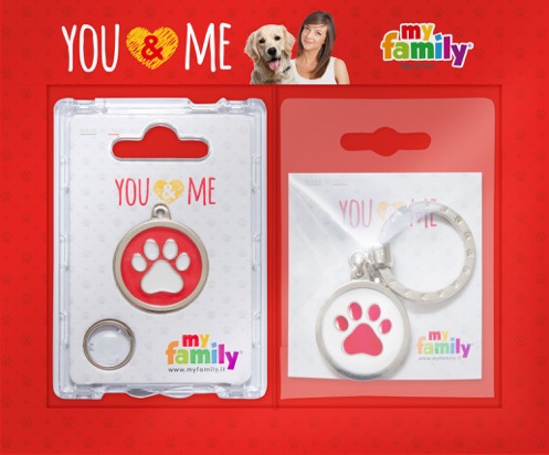 My family pločica - You&Me, šapa 1 paket (Y&MPAW)